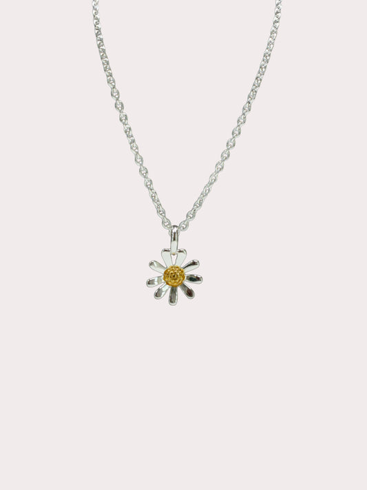Sterling Silver Daisy Pendant
