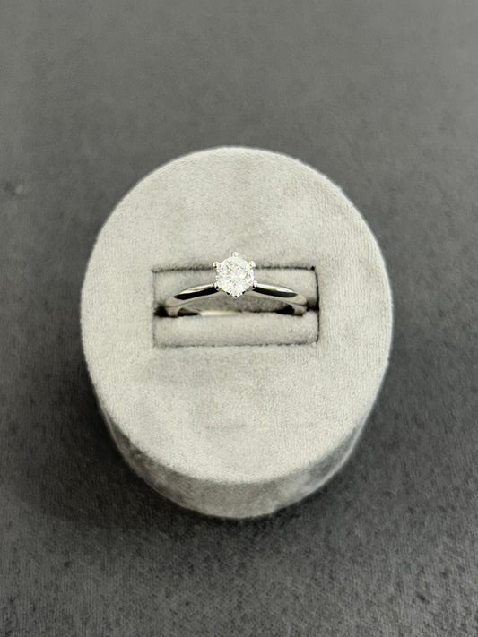 Platinum Diamond Solitaire GIA 0.50 H VS2