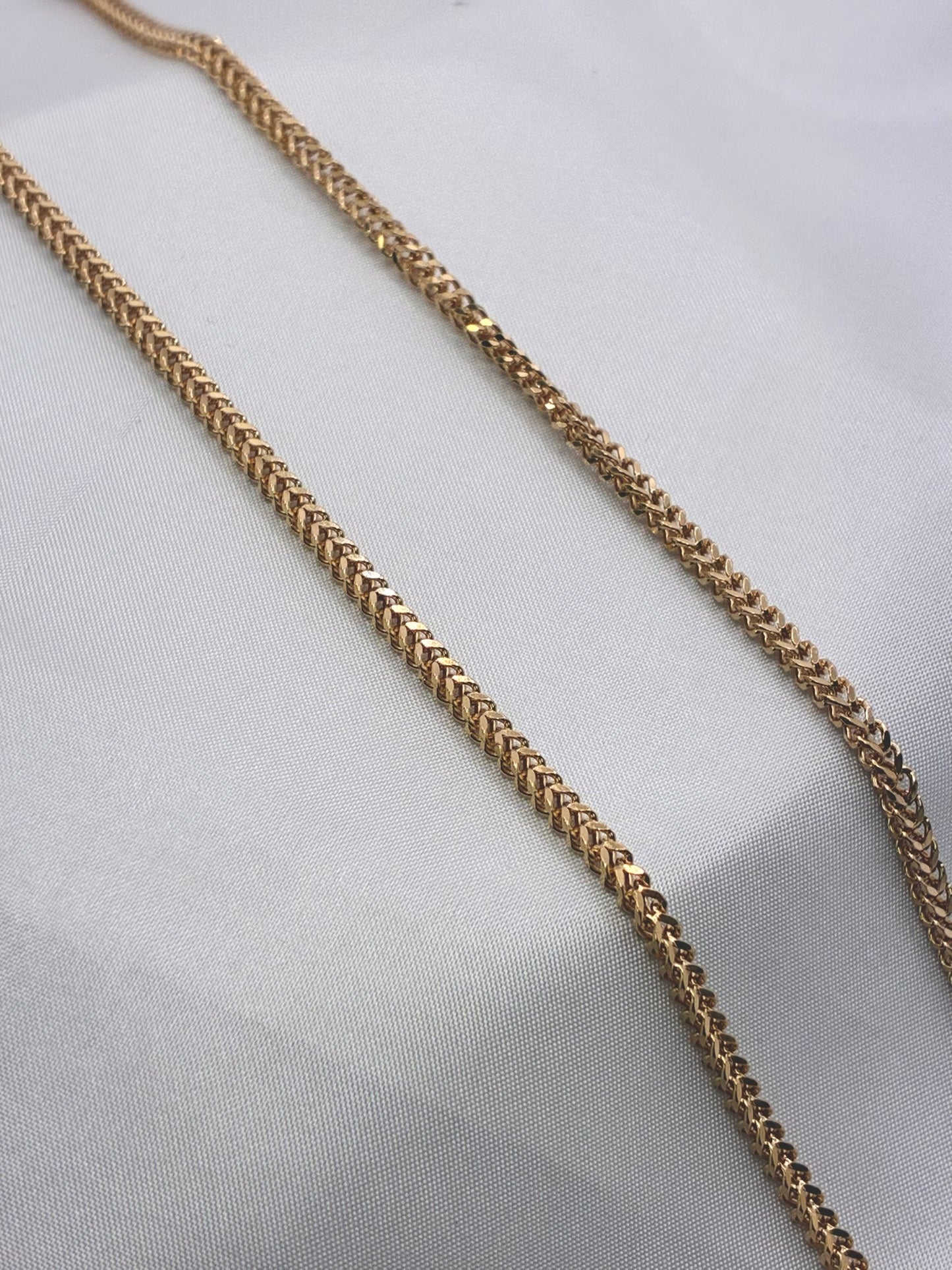 9ct Yellow Gold 18inch Franco Chain