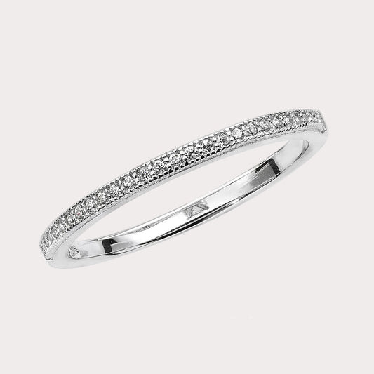 Sterling Silver CZ ET Style Ring