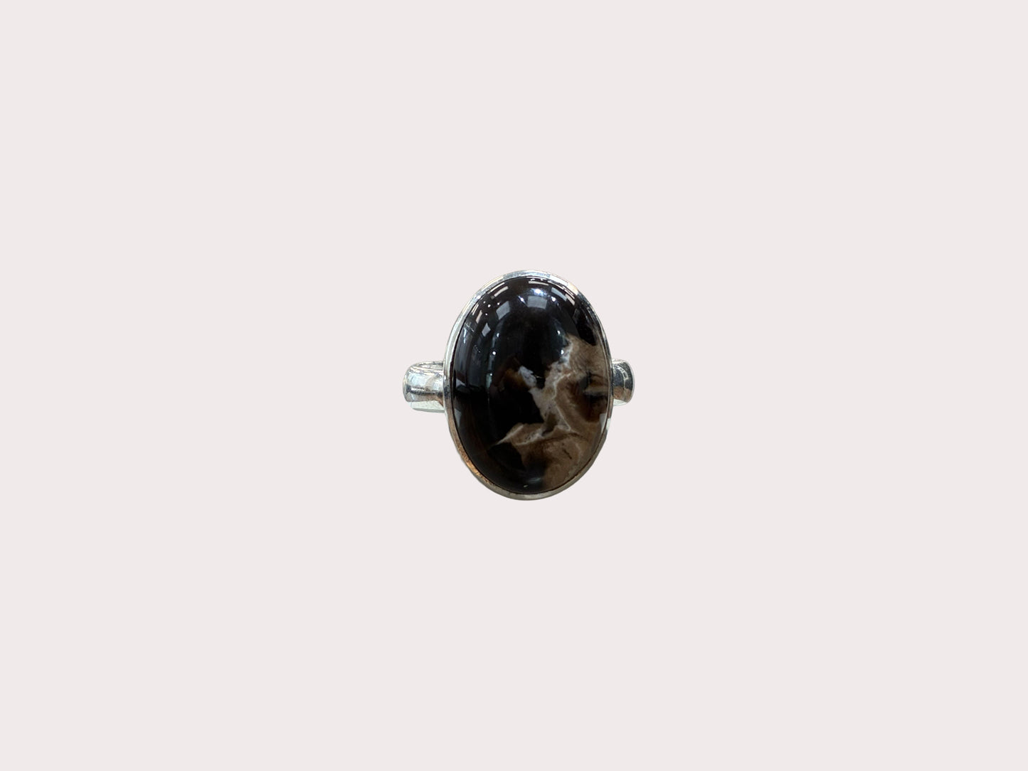 Sterling Silver Anillo De Jasper Ring