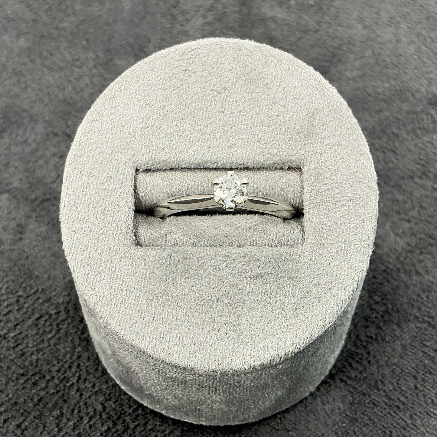 Platinum Diamond Solitaire GIA 0.27 F SI1