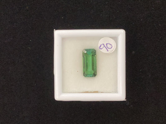 MRJ5309 Long Baguette Green Tourmaline 11.0 x 5.3mm 2.66ct