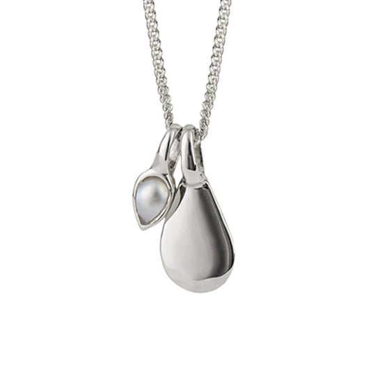 Sterling Silver June Pearl Pendant