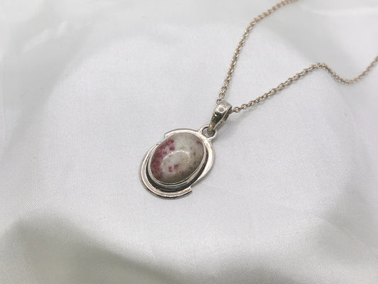 Sterling Silver Cinnabarite Pendant