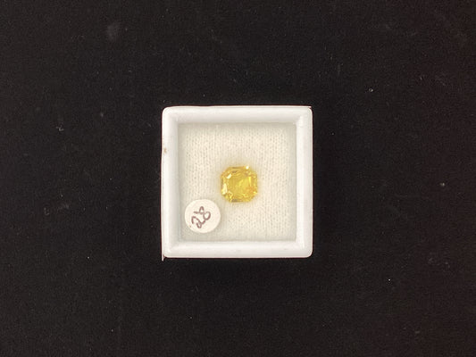 Octagon Yellow Sapphire Y50 6.5 x 6.3mm 1.42ct