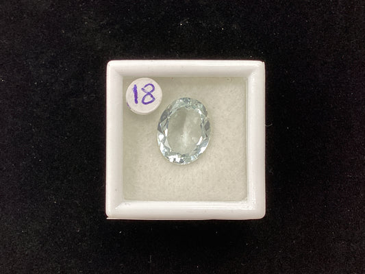 MRJ5236 Pale Oval Aqua 11.7 x 9.3mm 3.19ct