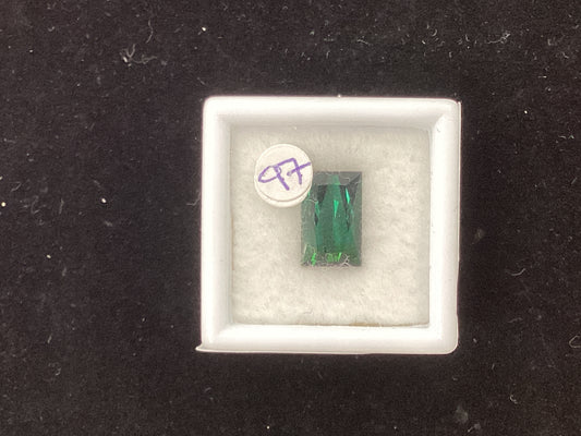 Emerald Cut Green Tourmaline GT36