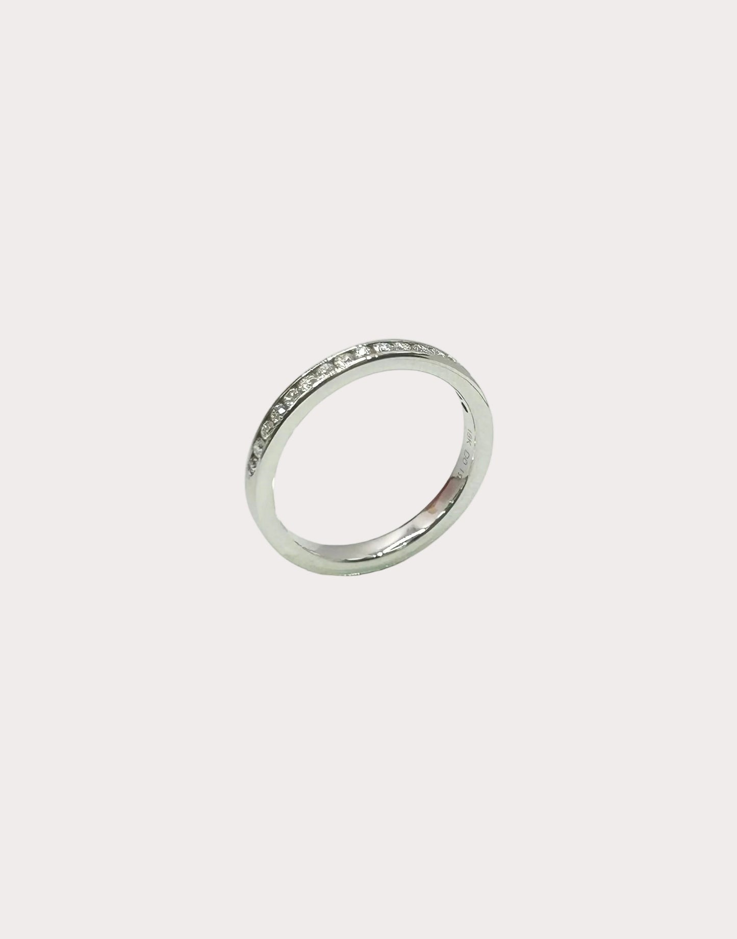18ct White Gold Eternity Ring
