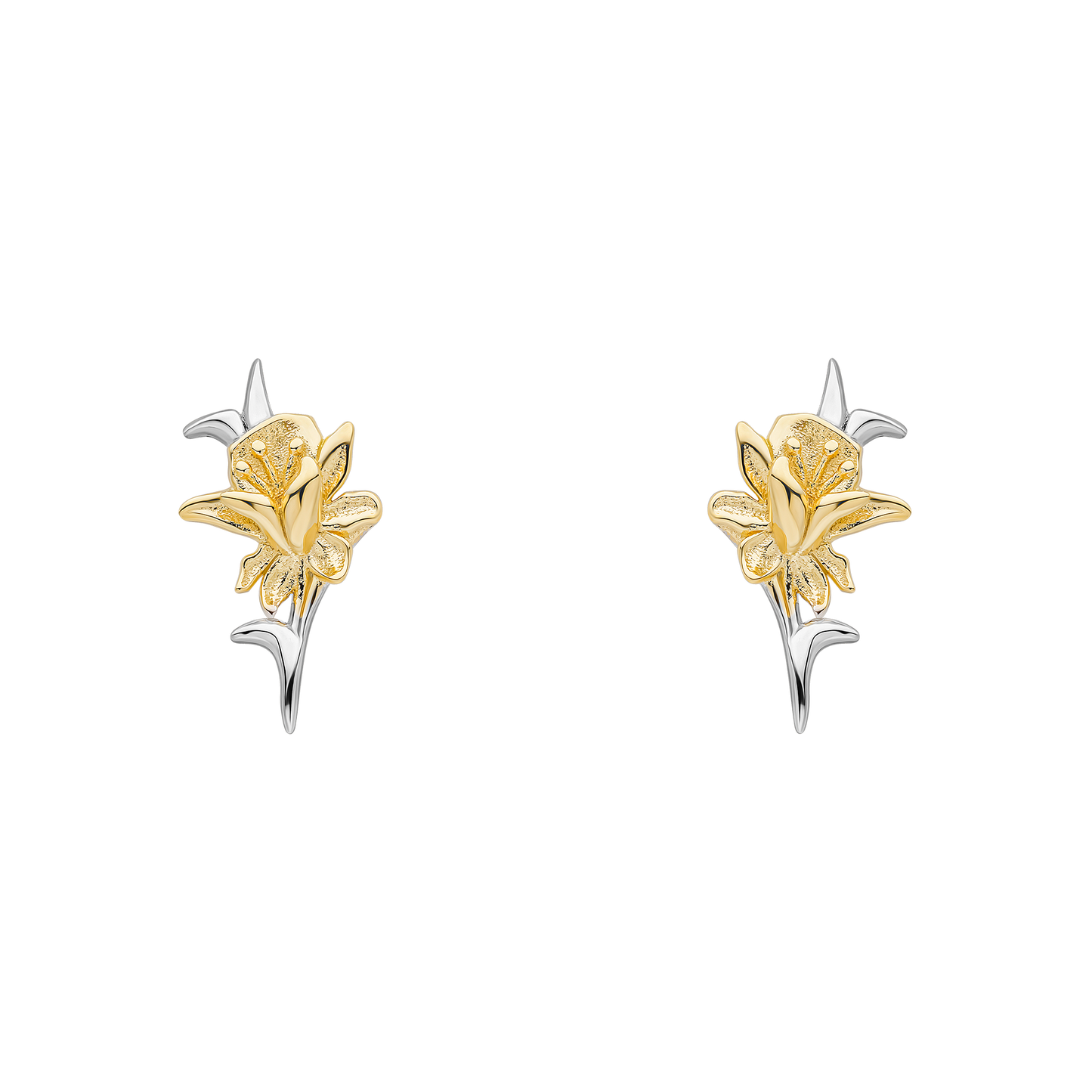 Laura Ashley Heritage Daffodil Stud Earring