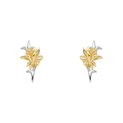 Laura Ashley Heritage Daffodil Stud Earring
