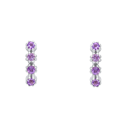 Laura Ashley Alford Meadow Light Amethyst Earrings