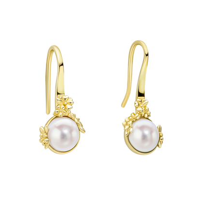 Laura Ashley Ickleford Tulips Freshwater Pearl Earrings