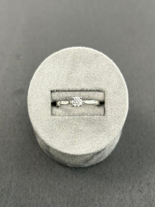 Platinum Diamond Solitaire GIA 0.26 F VS1