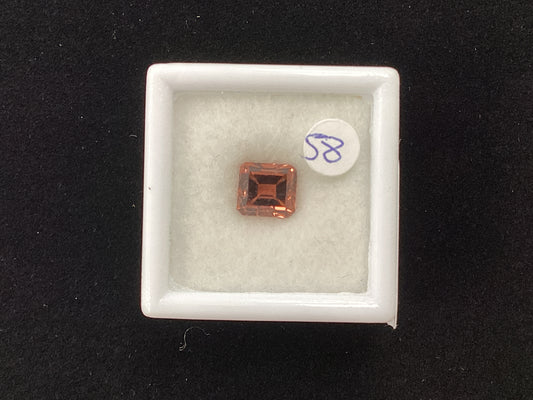 MRJ5277 Octagon Pink Tourmaline 6.3 x 5.7mm 1.44ct
