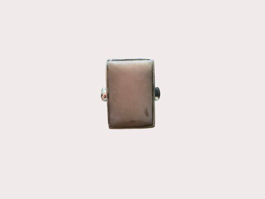 Sterling Silver Pink Opal Ring