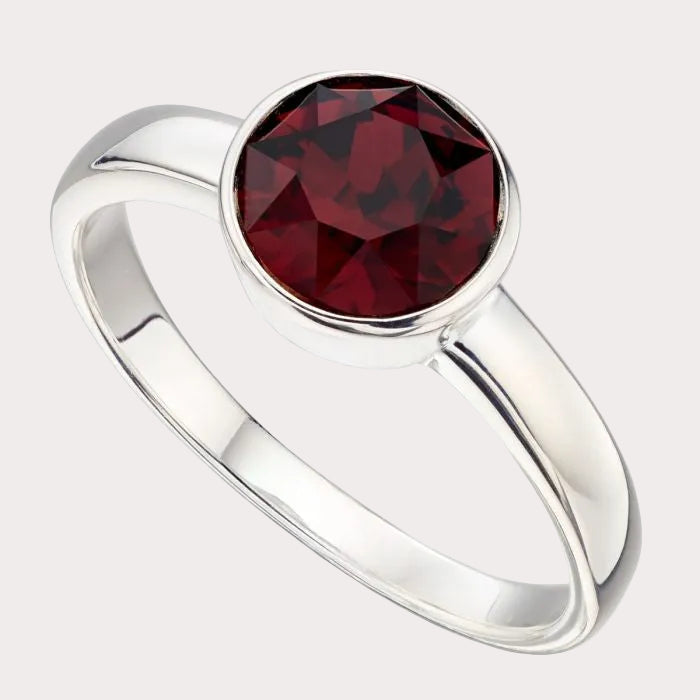 Sterling Silver Crystal Ring