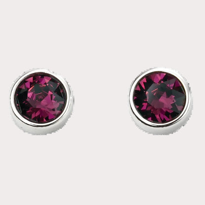 Sterling Silver Crystal Earrings