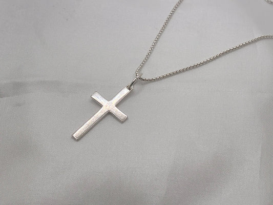30mm Sterling Silver Cross Pendant