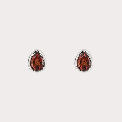 Sterling Silver Semi Precious Natural Studs