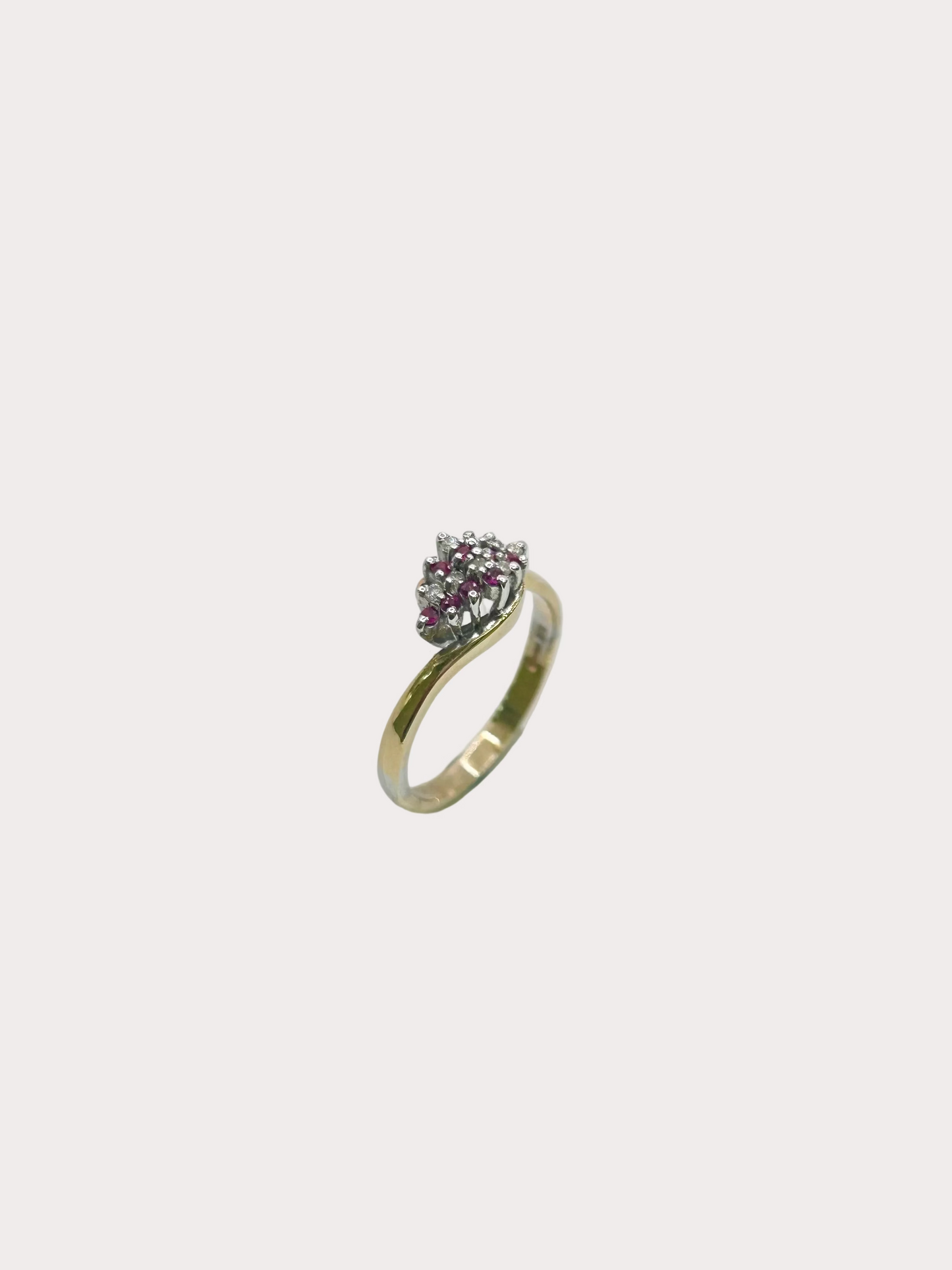 9ct Ruby and Diamond Ring