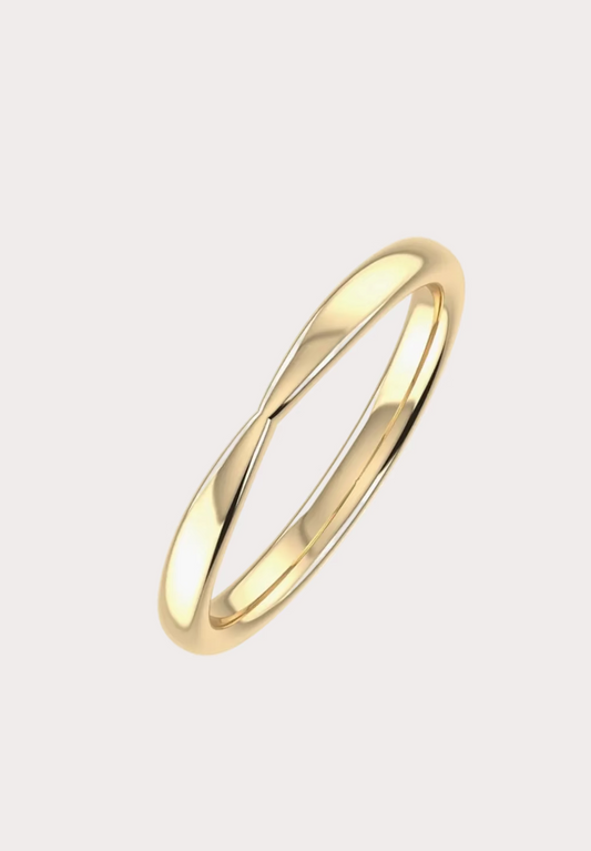 Pinched Wed Band