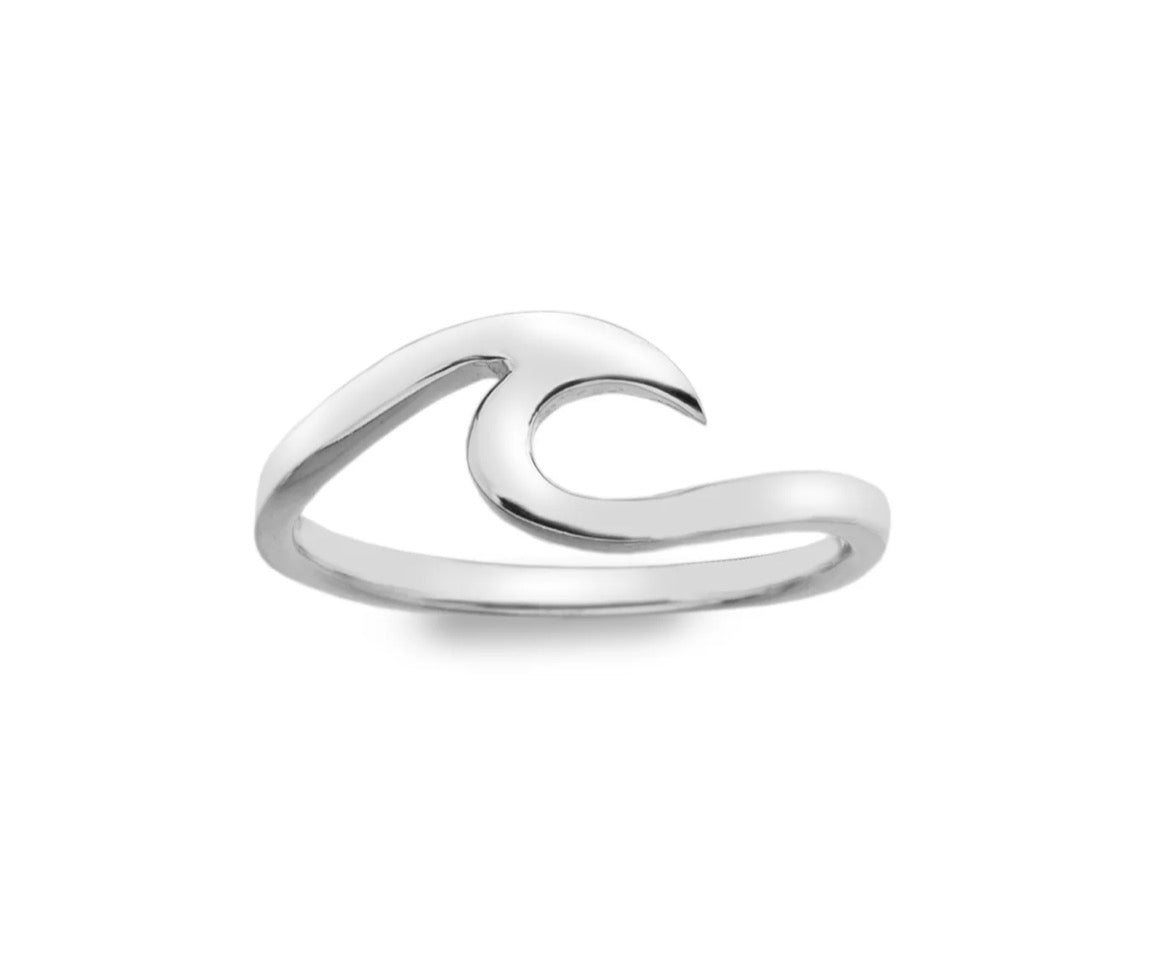 Origins Pointed Wave Silver Ring