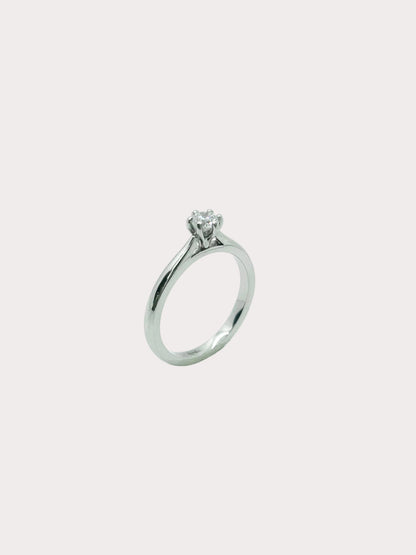 Platinum Diamond Solitaire GIA 0.30 F VS1