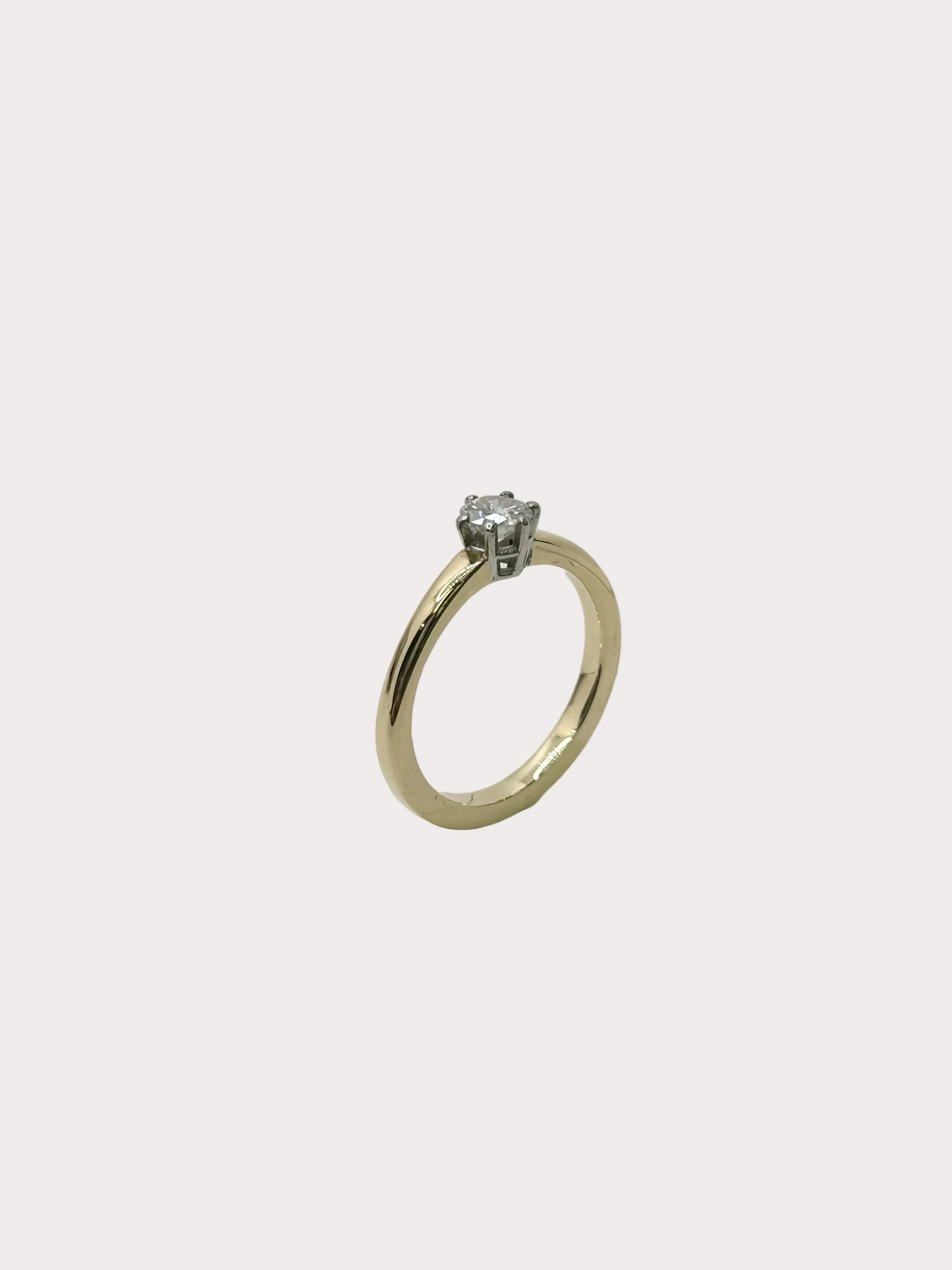 Pre-Owned 18ct Diamond 0.33ct Solitaire Ring