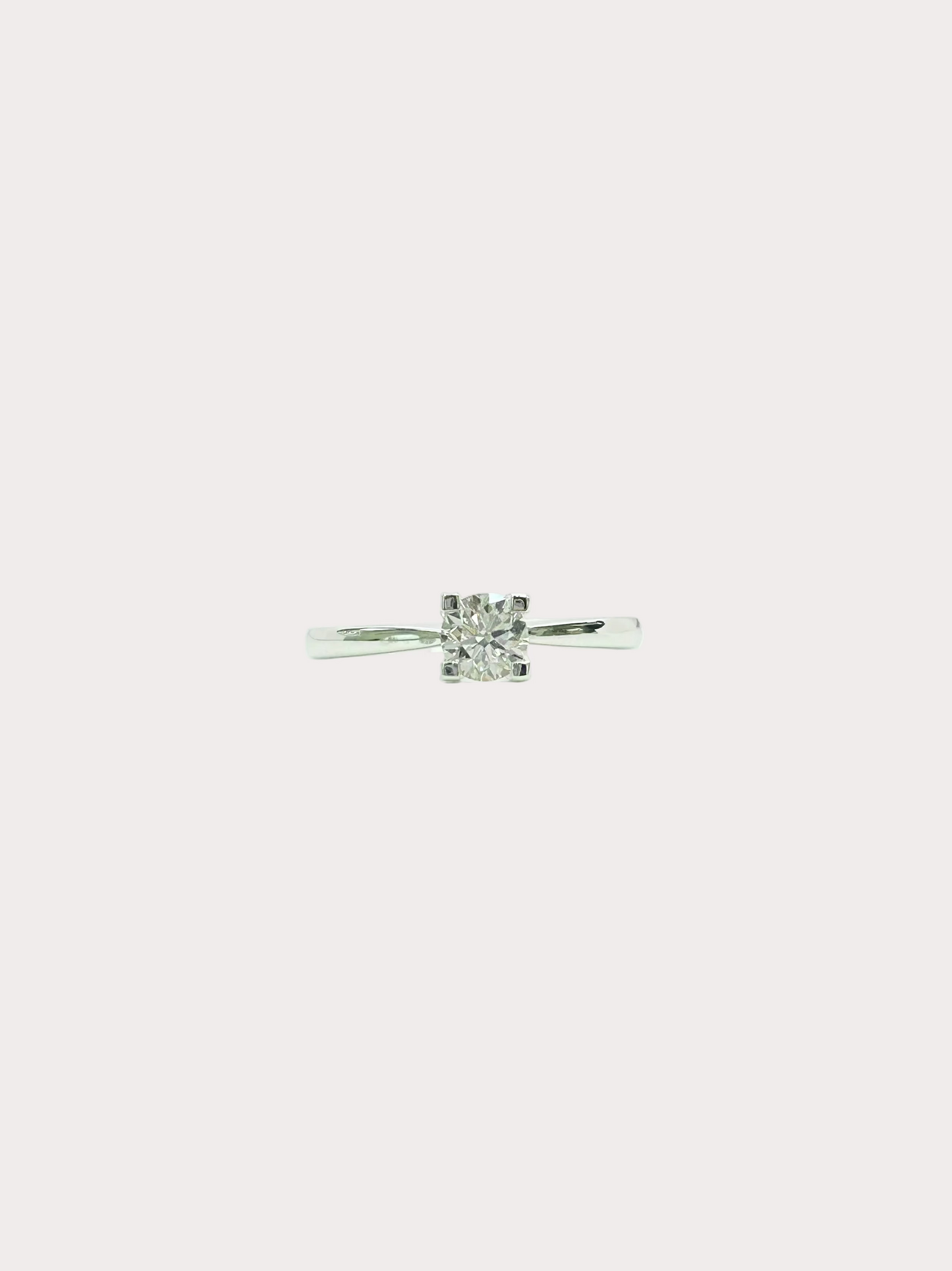 Platinum Diamond Solitaire GIA 0.50 G VS2