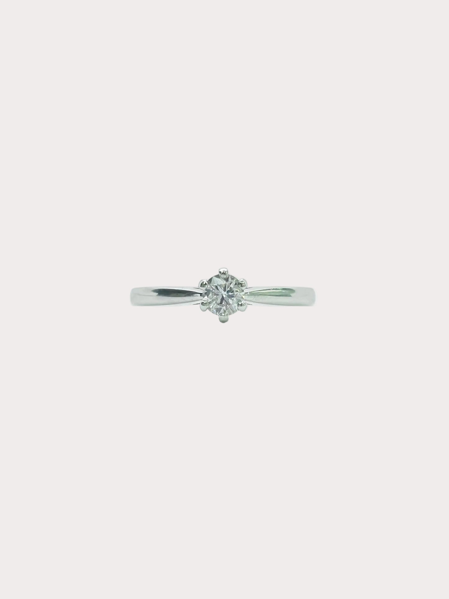 Platinum Diamond Solitaire GIA 0.30 F VS1