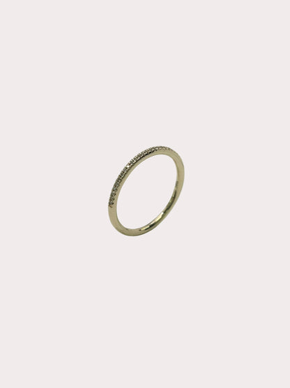 9ct Yellow Gold Diamond Claw Set Eternity Ring