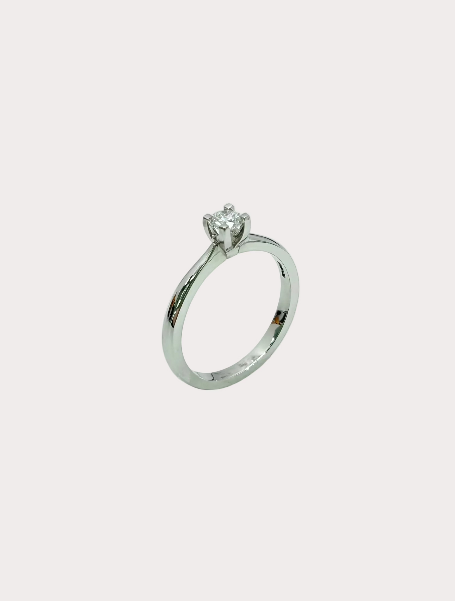 Platinum Diamond Solitaire GIA 0.25 F VS1