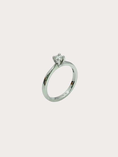 Platinum Diamond Solitaire GIA 0.25 F VS1