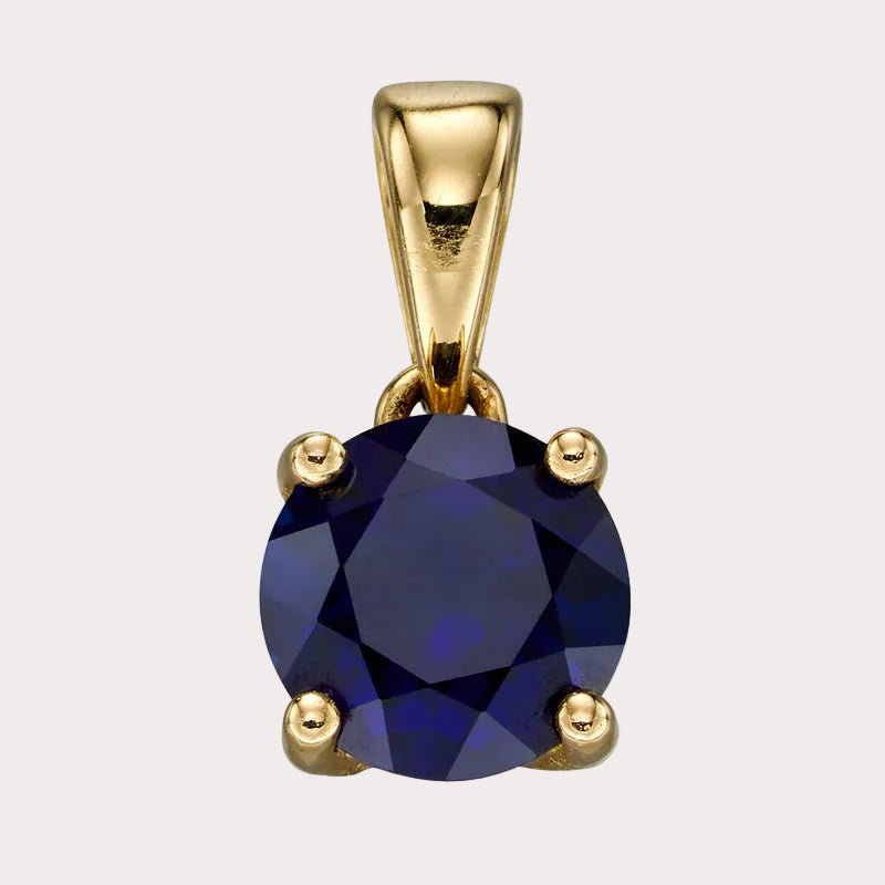 9ct Yellow Gold Birthstone Pendant