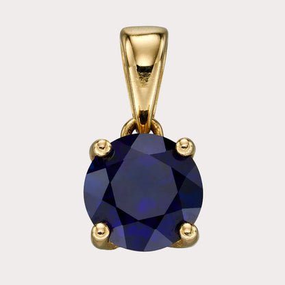 9ct Yellow Gold Birthstone Pendant