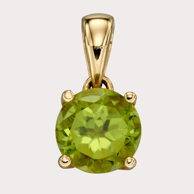 9ct Yellow Gold Birthstone Pendant