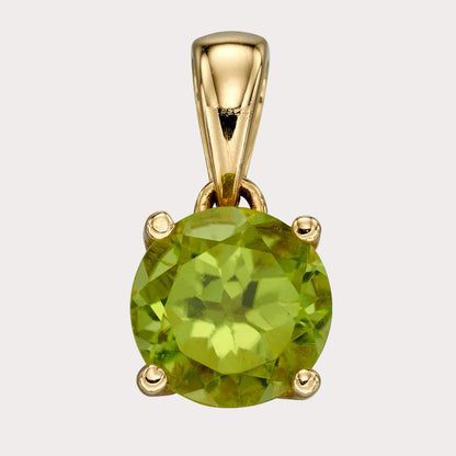 9ct Yellow Gold Birthstone Pendant