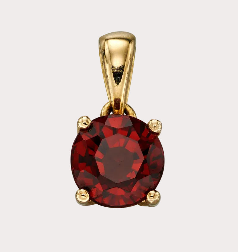 9ct Yellow Gold Birthstone Pendant