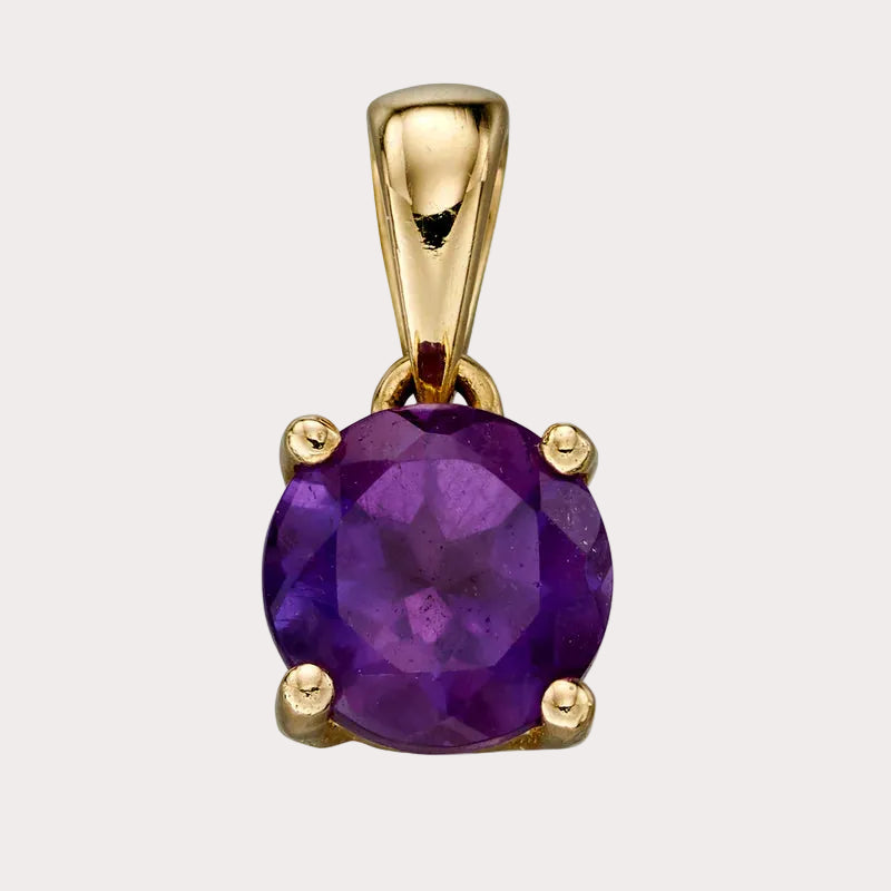 9ct Yellow Gold Birthstone Pendant