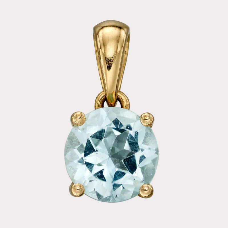 9ct Yellow Gold Birthstone Pendant
