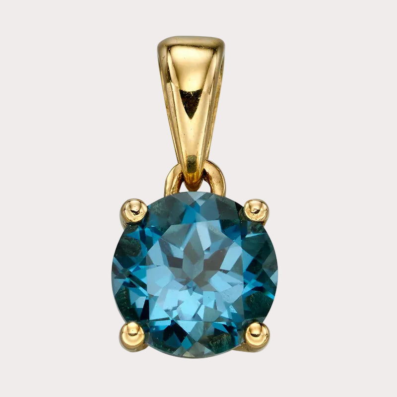 9ct Yellow Gold Birthstone Pendant