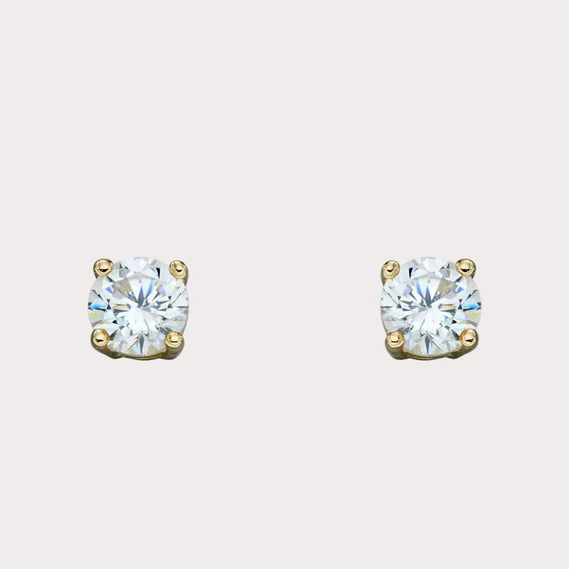 9ct Yellow Gold Studs