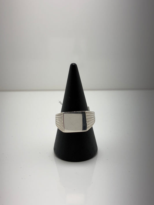 Sterling Silver Square Signet Ring