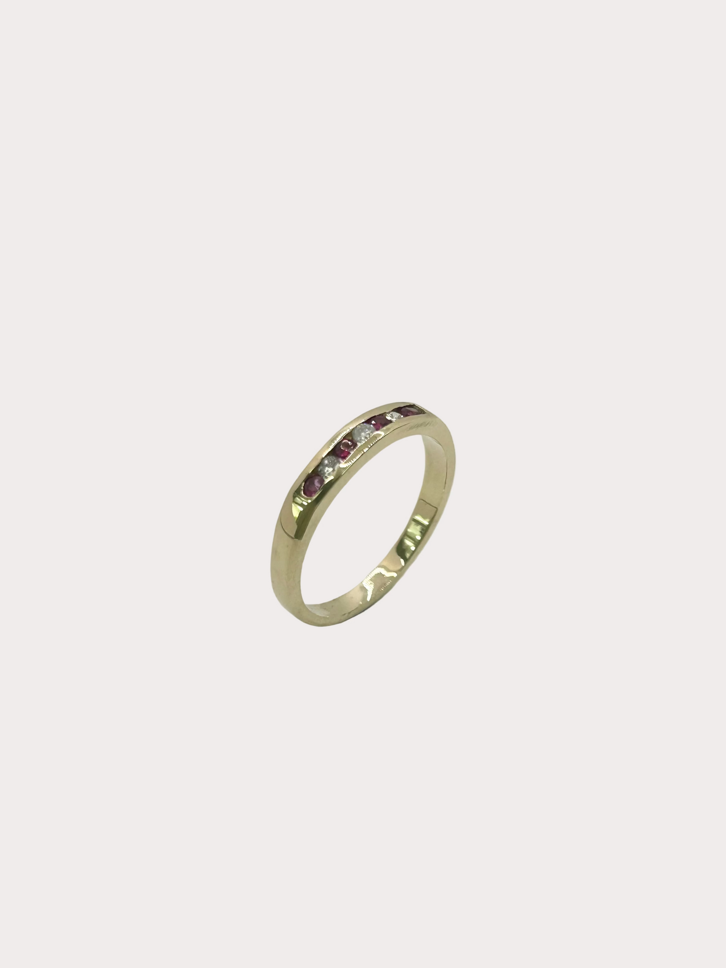 9ct Ruby and Diamond Ring