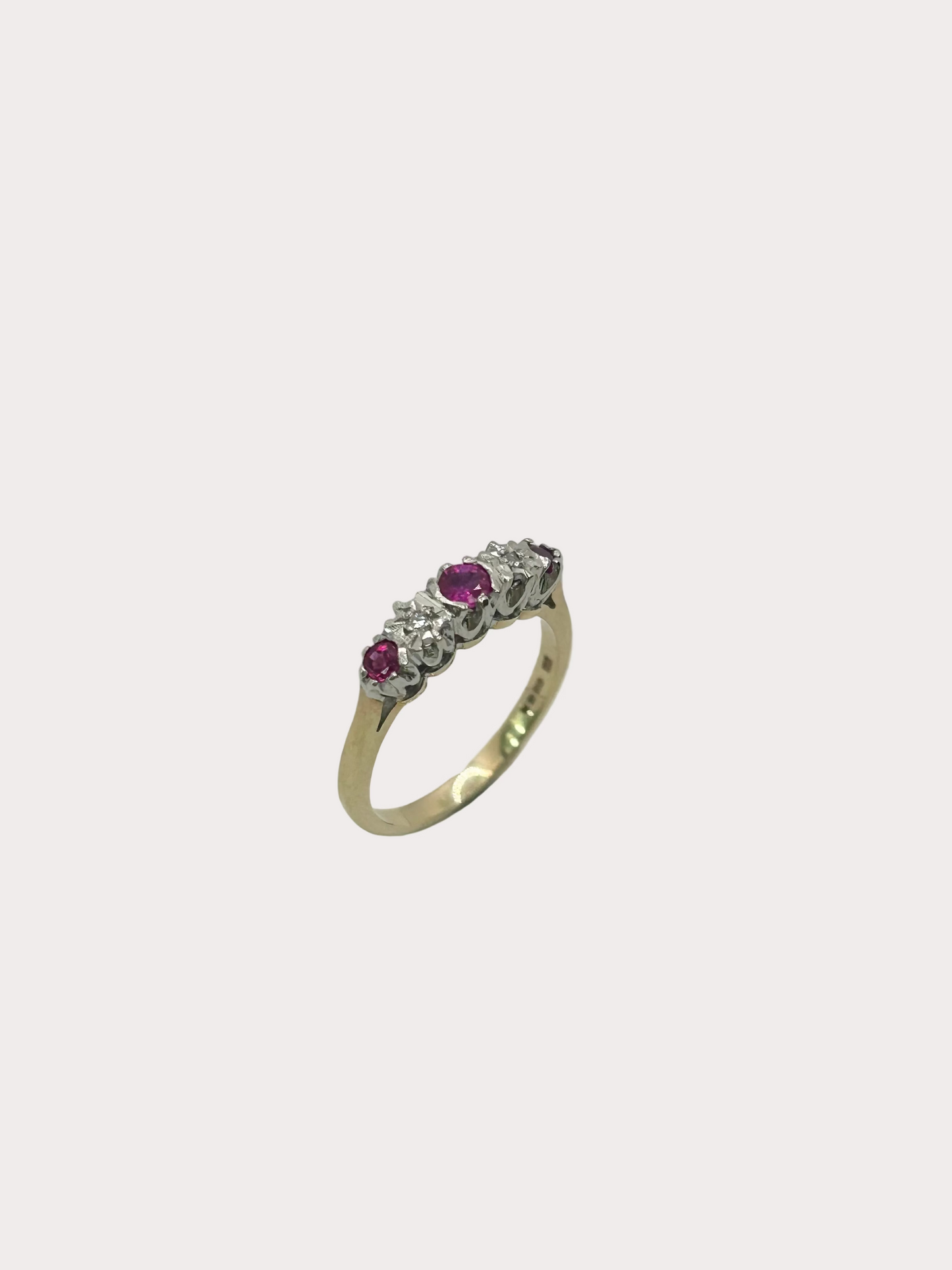 9ct Ruby and Diamond Ring