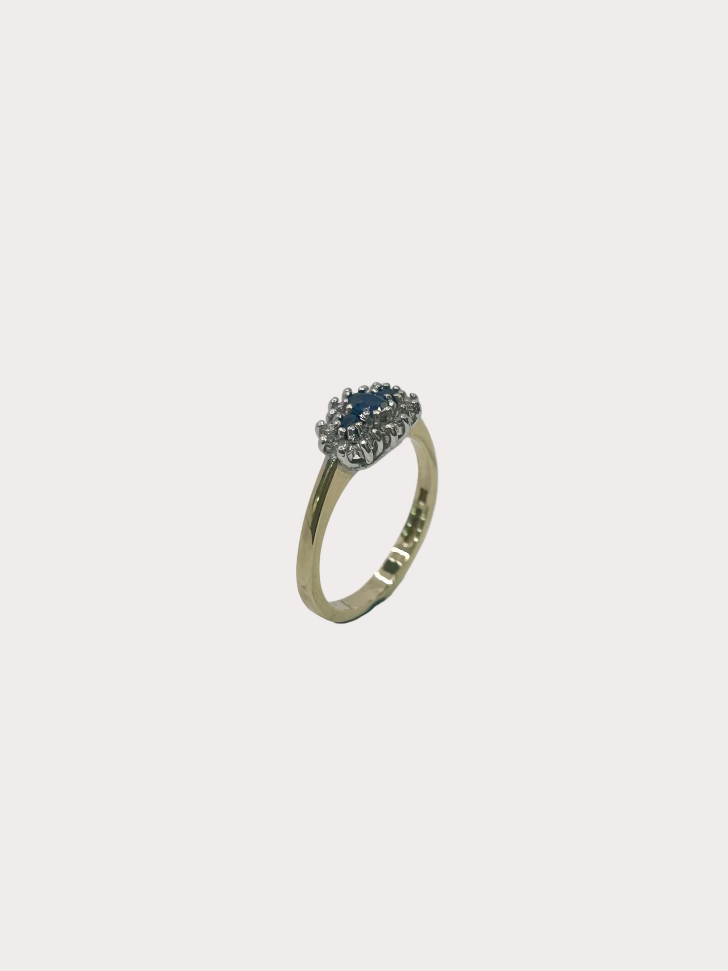 9ct Sapphire and Diamond Ring