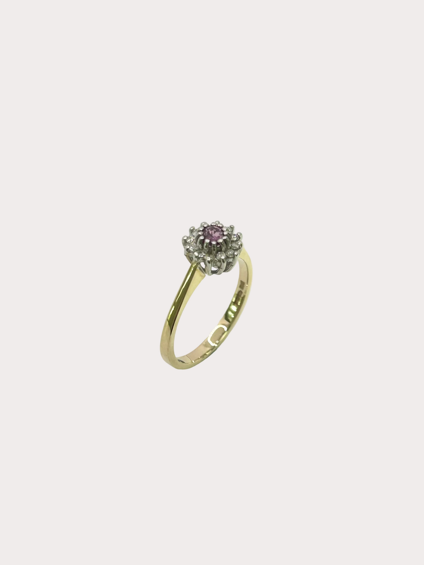 9ct Ruby And Diamond Ring