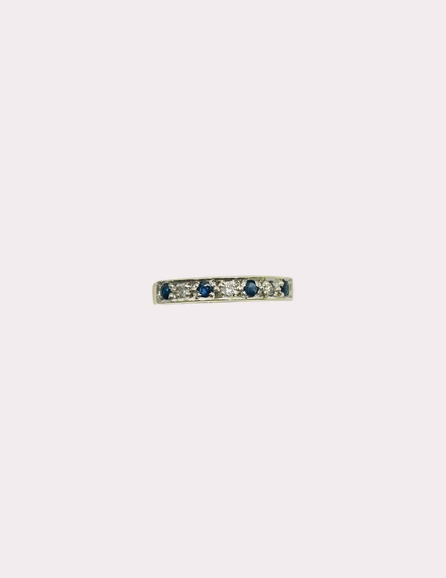 9ct Sapphire and Diamond Ring
