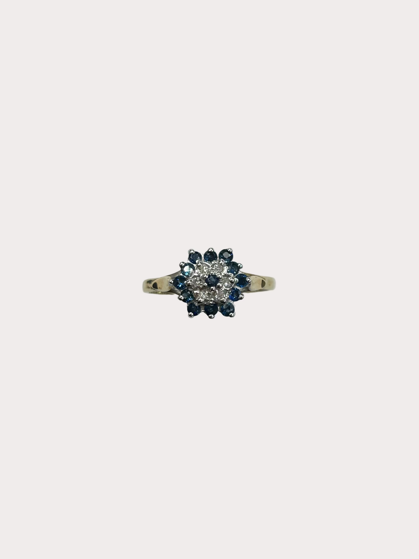 9ct Sapphire and Diamond Ring